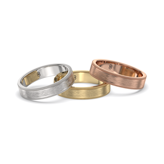 5MM Classica Brushed Wedding Ring