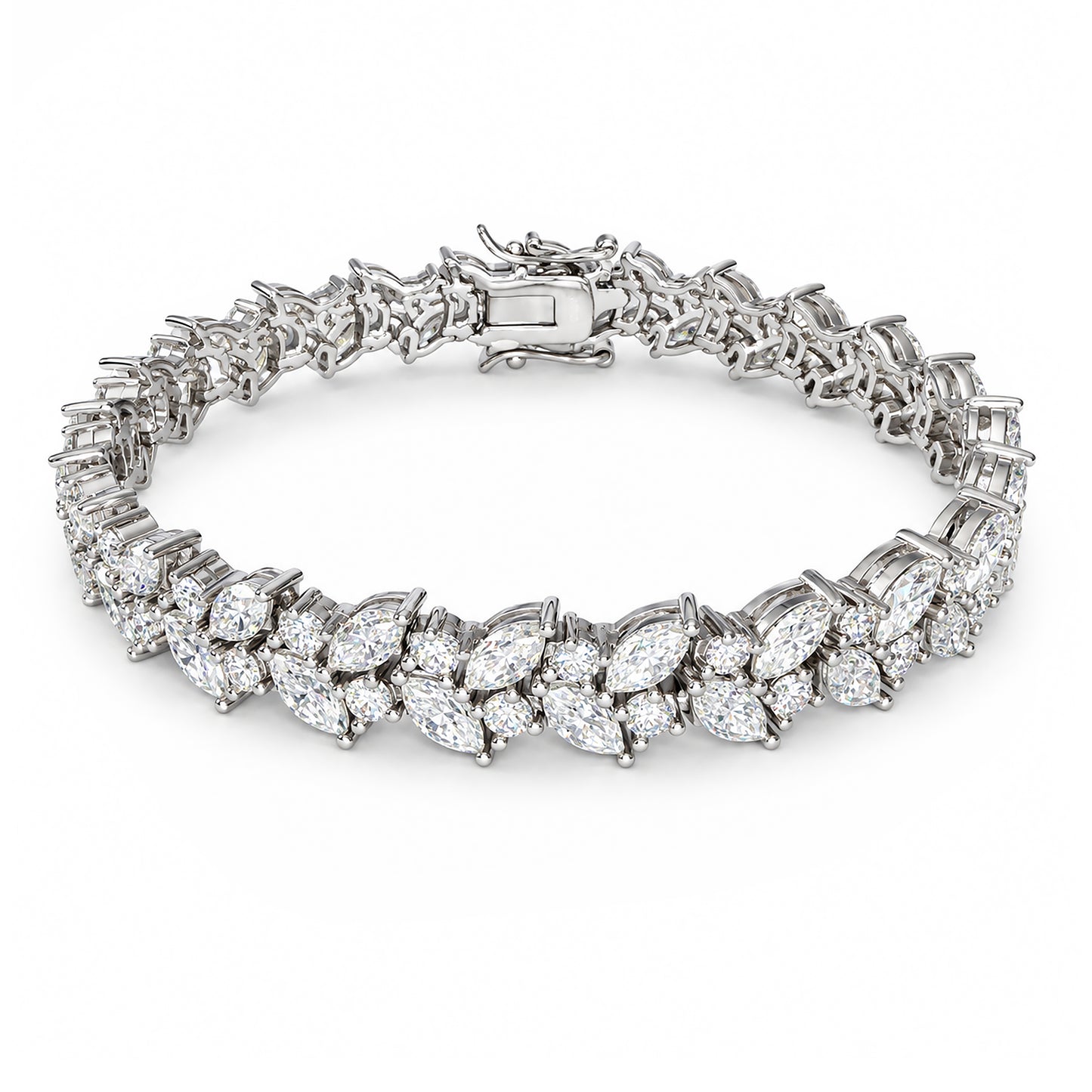 Astra Marquise Moissanite Medley Tennis Bracelet