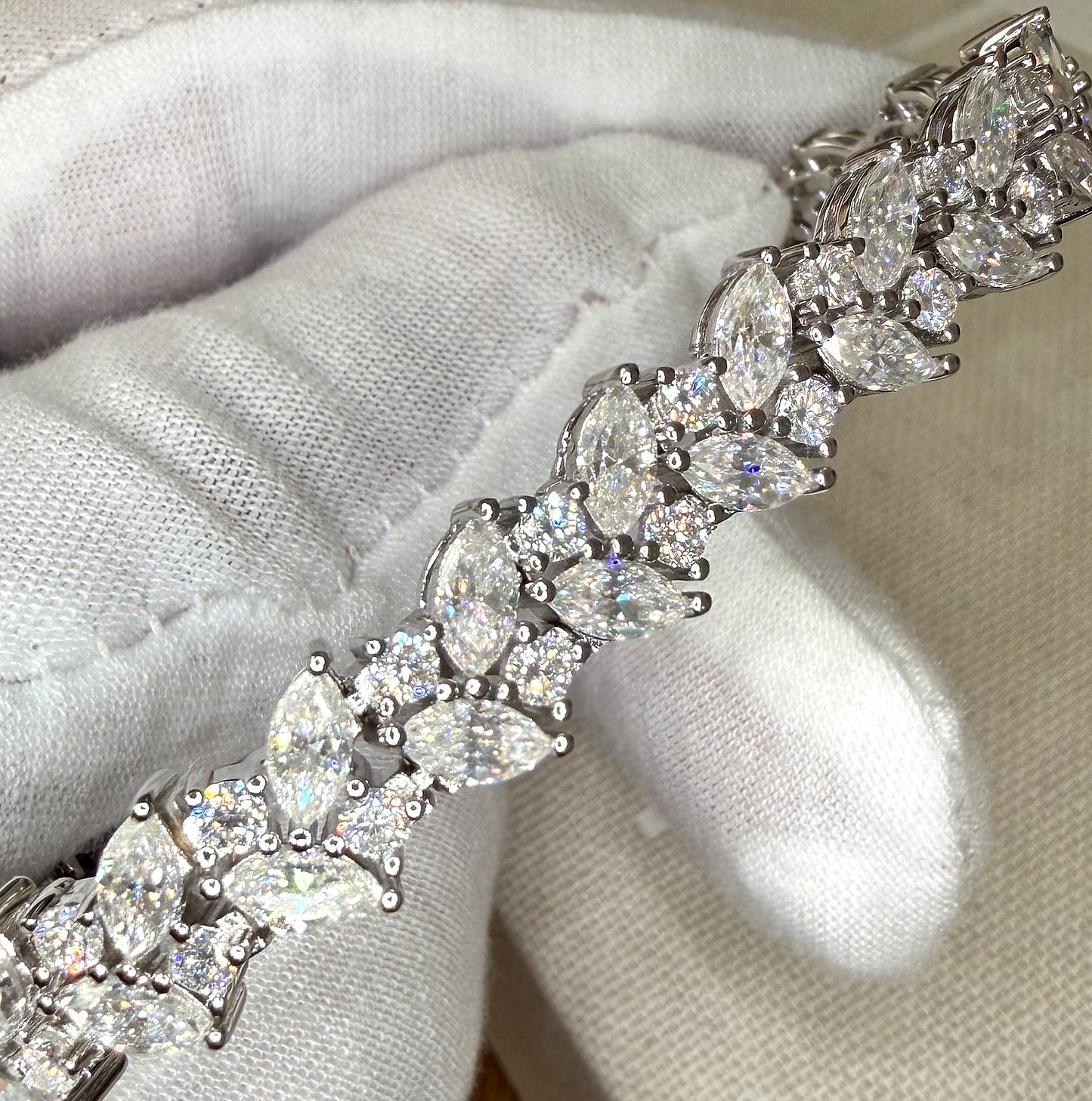 Astra Marquise Moissanite Medley Tennis Bracelet