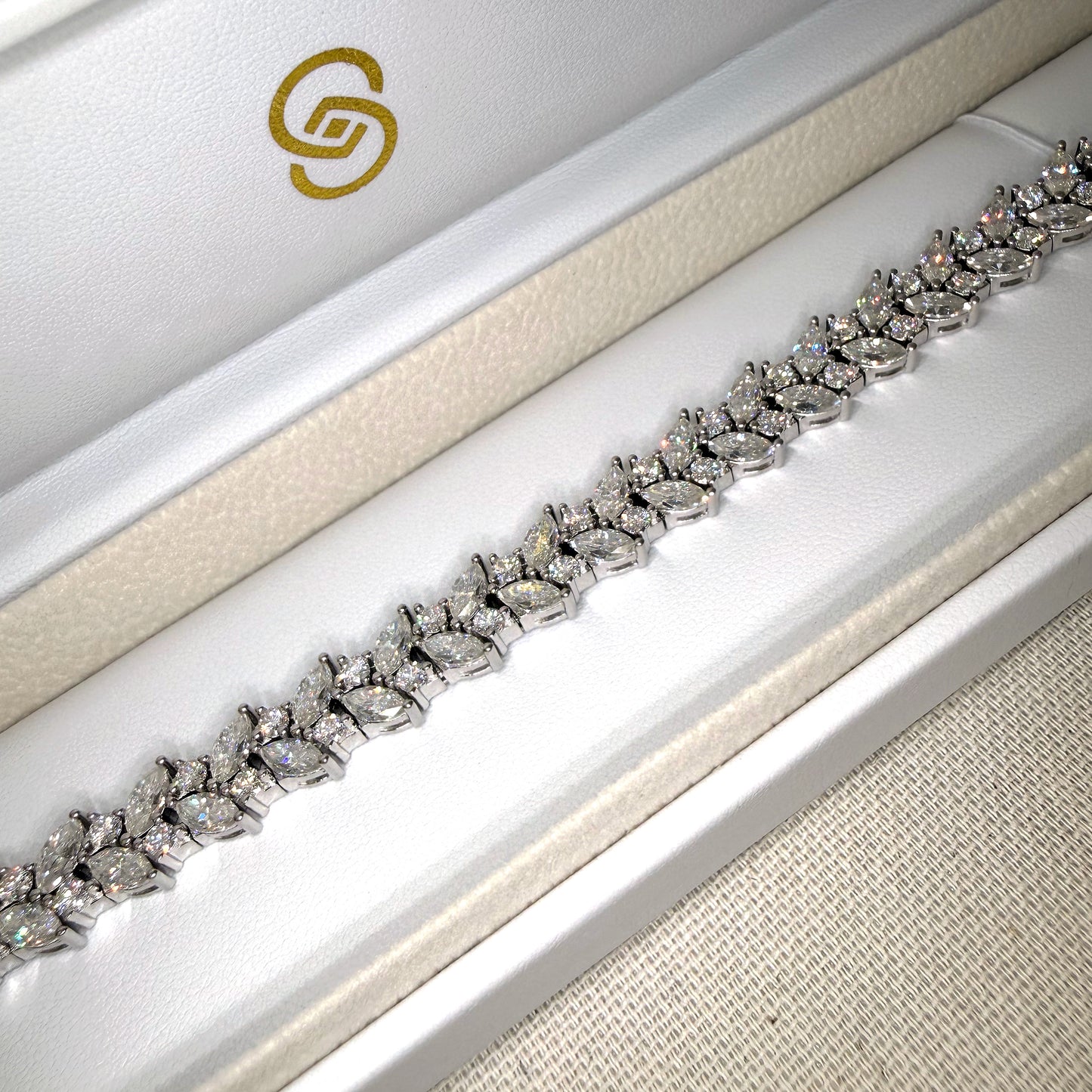 Astra Marquise Moissanite Medley Tennis Bracelet