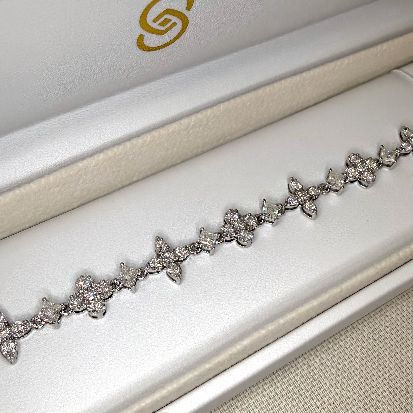 Flora Moissanite Medley Tennis Bracelet