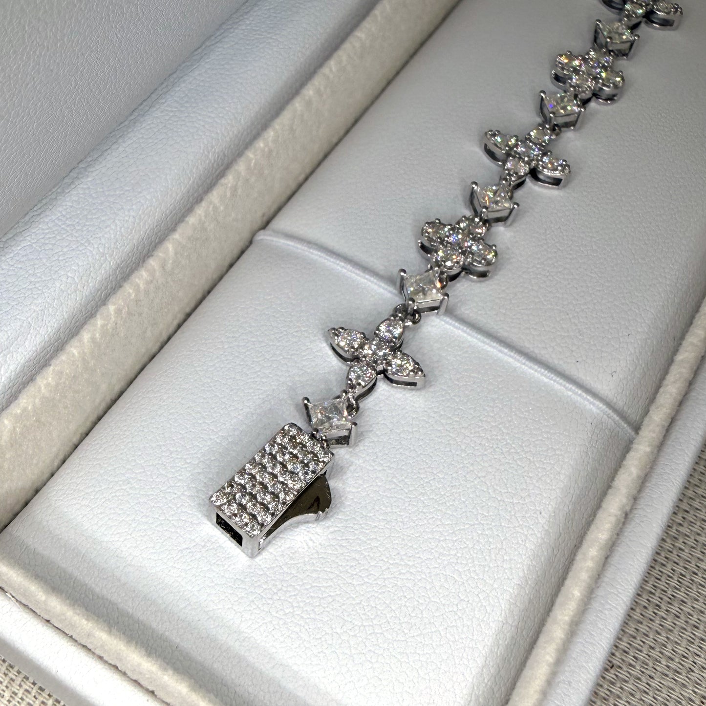 Flora Moissanite Medley Tennis Bracelet