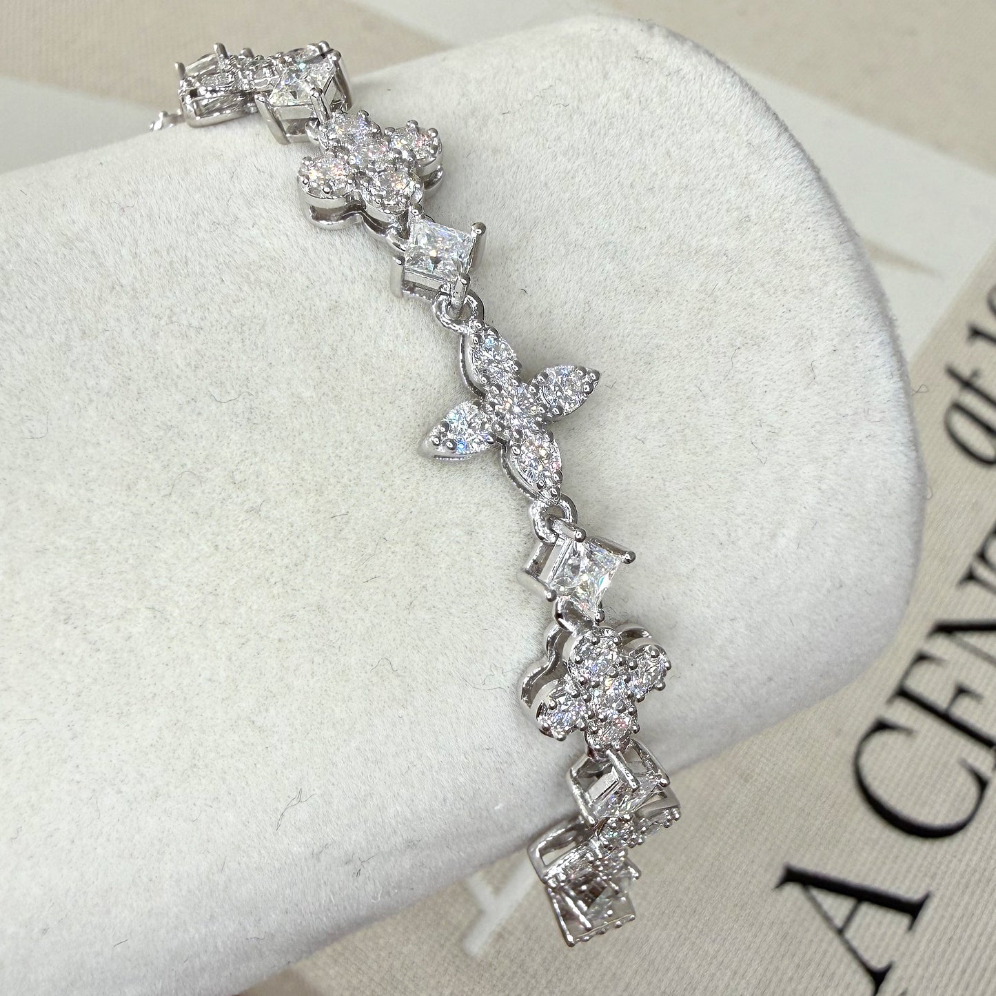 Flora Moissanite Medley Tennis Bracelet