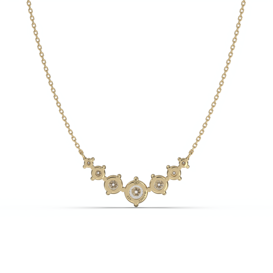 Dara 1.26 CTW Moissanite Graduating Necklace