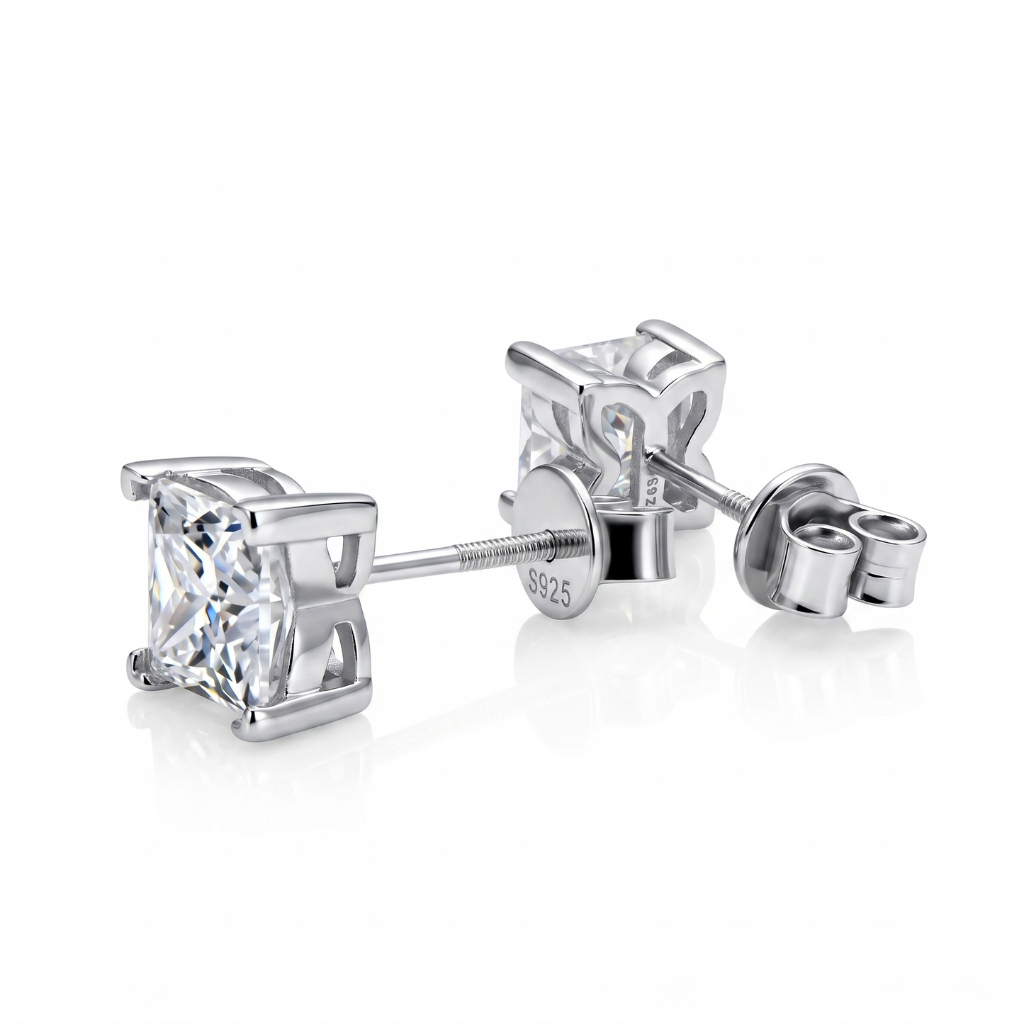 Ursi 2.28 CTW Moissanite Flower Cut Earrings