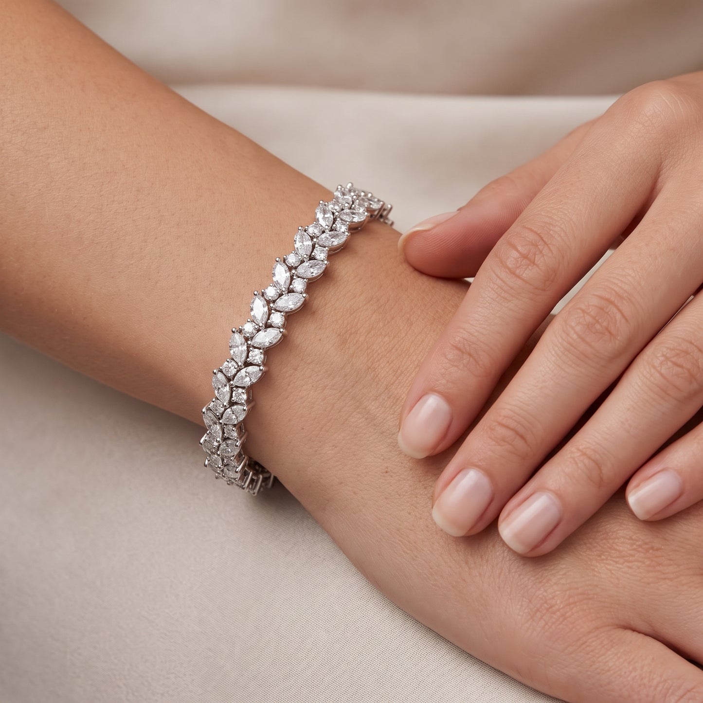 Astra Marquise Moissanite Medley Tennis Bracelet